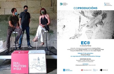 O Mosteiro de Oia estrear o prximo 11 de setembro a obra ECO, coproducida polo Centro Dramtico Galego e a creadora escnica AveLina Prez