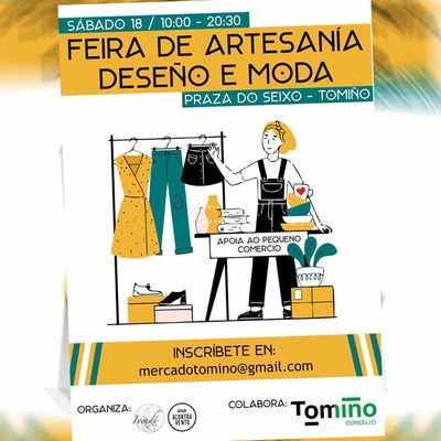Tomio acolle o 18 de setembro unha Feira de Artesana, Deseo e Moda