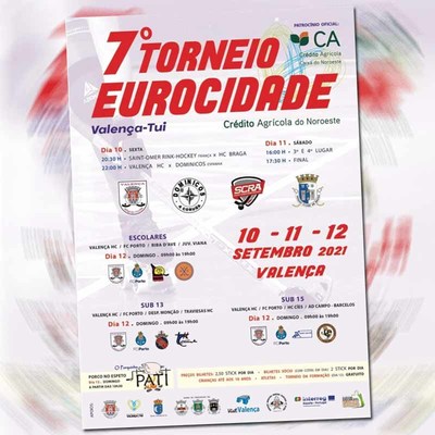 Este fin de semana disptase o 7 Torneo Eurocidade de Hoquei