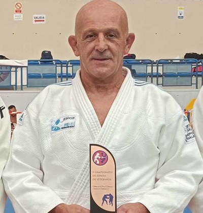 El Judoca tudense Lino Martnez logra la medalla de bronce en el Campeonato de Espaa Mster. Categora M6 y menos de 81 kg.