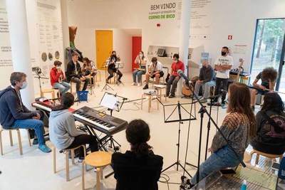 A mocidade tomiesa participa nun encontro internacional musical en Paredes de Coura