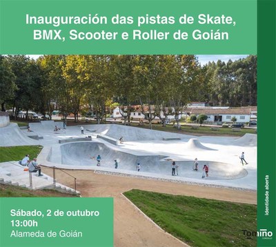 Tomio inaugurar o sbado 2 de outubro un dos maiores skatepark da provincia