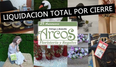 Aprovecha los descuentos y promociones de la liquidacin de Floristera-Regalos Arcos en A Guarda