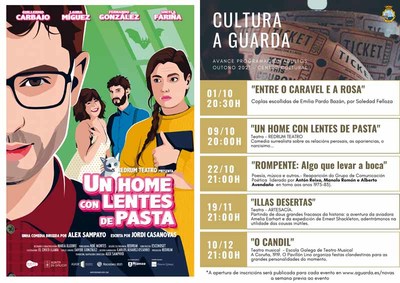 -Un home con lentes de pasta-, unha comedia negra para abrir a tempada teatral no Centro Cultural