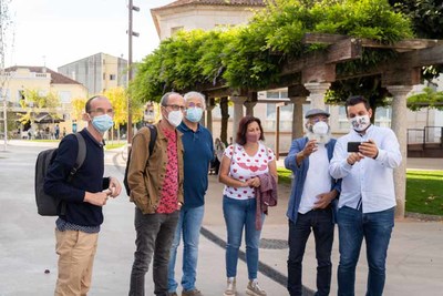 O xurado do programa -Vilas en Flor- visita Tomio para coecer os avances en materia medioambiental 