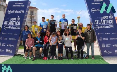 Manuel Lorenzo y Roco Rodrguez se coronan en la 15k Atlntico Banco Mediolanum