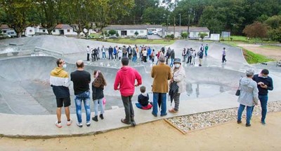 O novo skatepark de Tomio acoller este sbado a sa primeira competicin
