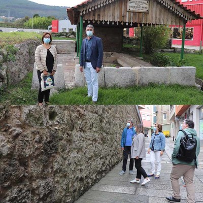 A Guarda mellora e rehabilita elementos patrimoniais da vila