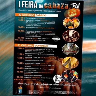 A Feira da Cabaza chega na ltima de semana de outubro ao centro urbano de Tui