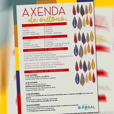 O Rosal presenta a sa axenda de outono con propostas para todos os pblicos