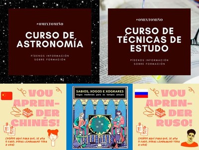 Tomio ofrece unha serie de cursos destinados  mocidade, organizados seguindo as demandas das persoas usuarias 