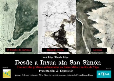 Os irmns Xos e Ramn Trigo presentan no Rosal tres novelas grficas ambientadas no Baixo Mio e na ra de Vigo