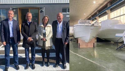 Presidente da Camara de Vila Nova de Cerveira, Rui Teixeira, visitou GC Portugal
