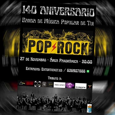 Concerto Pop Rock da Banda de Msica Popular de Tui