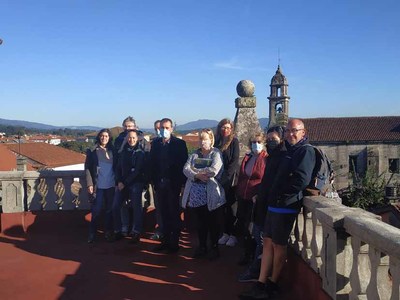 Un grupo de axentes tursticos internacionais interesados no Camio Portugus visitou Tui na fin de semana