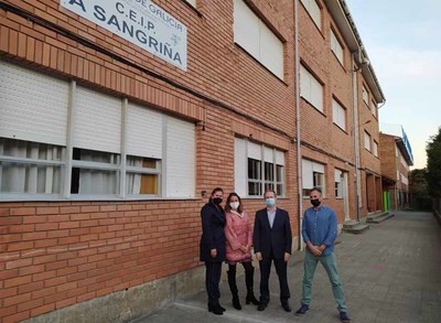 Roberto Carrero y los Populares de A Guarda consiguen la sustitucin de la carpintera exterior del CEIP de A Sangria
