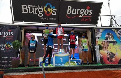 Exhibicin del atleta Guards LEX SIERPES PEREIRA en el XVII Cross Internacional de Atapuerca (Burgos)