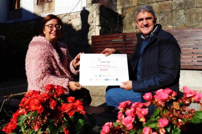 A Guarda galardoada con Tres Flores de Honra no certame Vilas en Flor 2021
