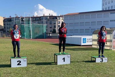 Medalla de ORO para MILU RODRGUEZ BAZ, en el Campeonato Xunta de Galicia al aire libre