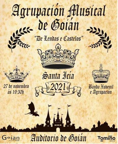 Concerto de Santa Ica 2021 este sbado no Auditorio de Goin