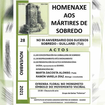 Este domingo Homenaxe s Vtimas de Sobredo en Tui