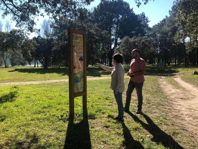 O Concello do Rosal renova toda a sinalizacin do Sendeiro de Pescadores