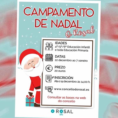 ltimos das de prazo de inscricin para o campamento de Nadal do Concello do Rosal