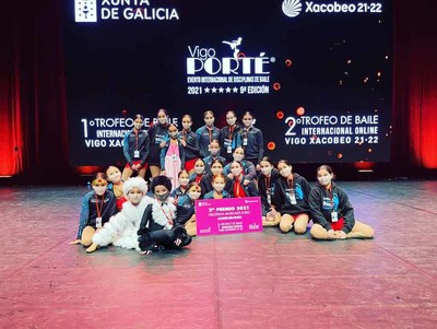 Excelentes resultados del Centro de Danza Baixo Mio en el Certamen de Danza Internacional Vigo Porte 2021
