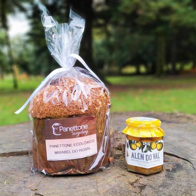 O primeiro panettone de mirabel do Rosal listo para disfrutar no nadal