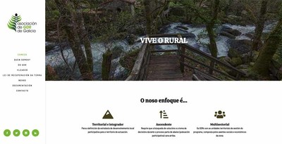 A Asociacin de Grupos de Desenvolvemento Rural de Galicia estrea nova web