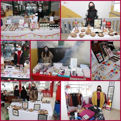 Contina na Praza de Abastos da Guarda a Mostra Creativa de Nadal