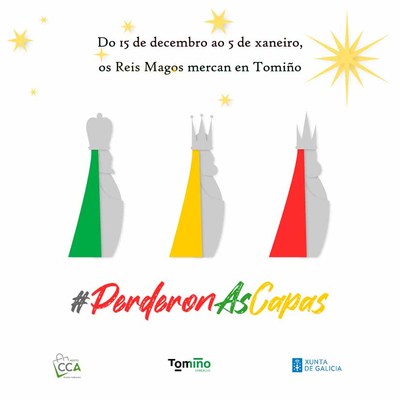 Os Reis Magos perden as capas en Tomio