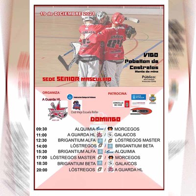 A Guarda Hockey Lia participa este domingo na segunda Sede da Liga Galega de Hockey Lia