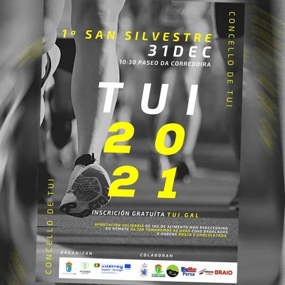 Suspndese a 1 San Silvestre Popular de Tui ante o aumento de casos Covid-19