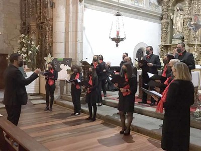 A Igrexa Parroquial da Guarda acolleu o tradicional concerto de Panxolias
