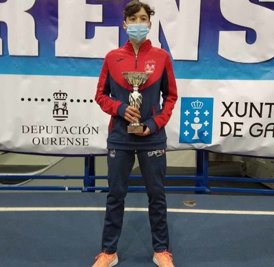 El atleta guards lex Sierpes Pereira mejor marca espaola en los 2000m lisos indoor