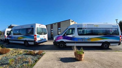 A Asociacin Vontade realizou o servizo de transporte adaptado para achegar os servizos s persoas con discapacidade