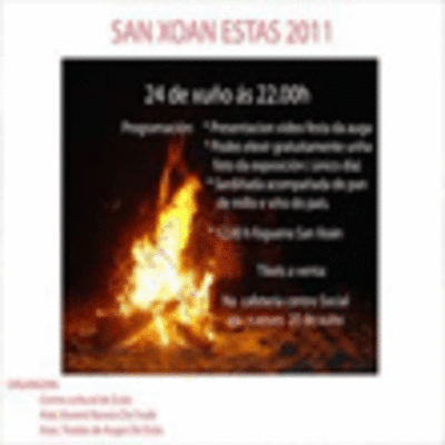 ESTE VENRES ESTS CELEBRA UNHA FOGUEIRA DE SAN XON