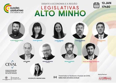 Legislativas Alto Minho Debate: A Economia e a Regiao
