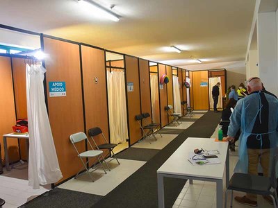 Centro de vacinaao com novo espao em Valena do Minho