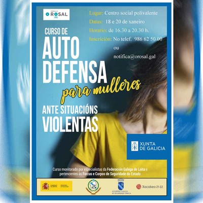 O Rosal imparte un curso de autodefensa para mulleres