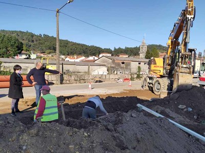 Comeza a transformacin da estrada que une Tabagn, As Eiras e Goin