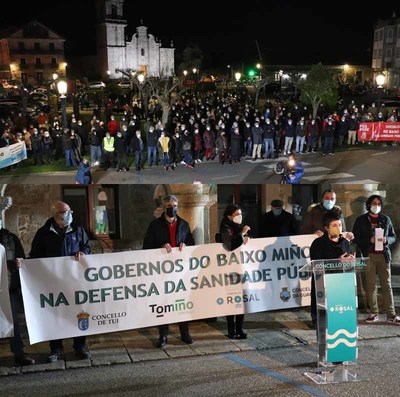 O Rosal acogi la primeira manifestacin convocada en el Baixo Mio en defensa de la Atencin Primaria