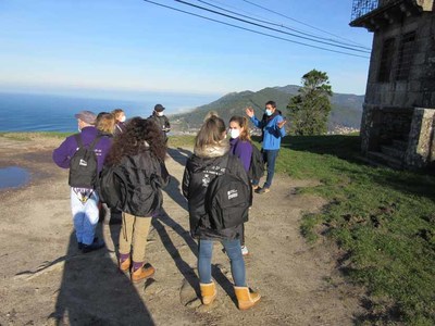 Alumnado do Obradoiro de Emprego de Promocin Turstica da Guarda visitan o Castro de Santa Trega