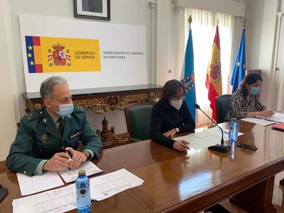 Maica Larriba  lembra 	que as distraccins ao volante son a causa de tres de cada dez accidentes mortais na provincia