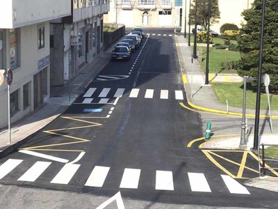 O Concello da Guarda mellora a seguridade viaria co asfaltado de viarios pblicos do municipio