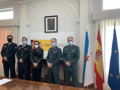 Maica Larriba destaca o descenso xeralizado dos delitos na provincia durante o 2021