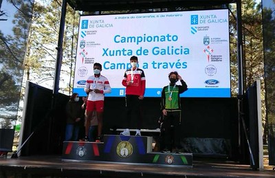 El atleta guards lex Sierpes Pereira se hace con el ttulo de campen de Galicia 2022 en sub-16