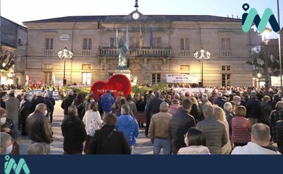 Tui acogi la penltima de las manifestacins convocadas en defensa de la sanidad pblica en o Baixo Mio