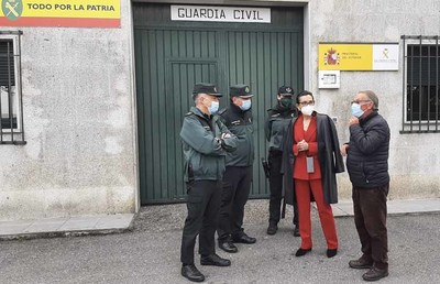 Maica Larriba sublia a aposta do Goberno por aumentar a capacidade de actuacin da Garda Civil en todo o territorio 